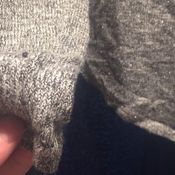 Gray shimmer long sleeve - Picture 2 of 3